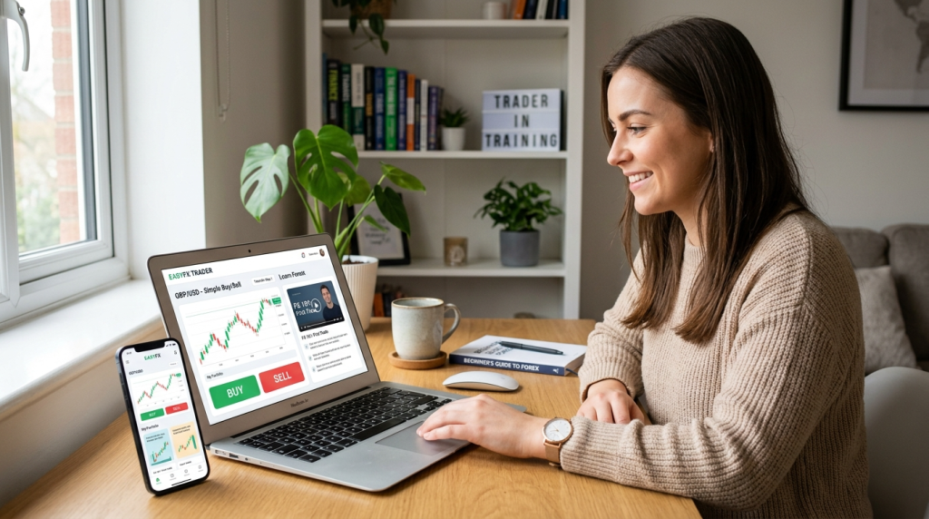 Easy forex platforms for new traders with intuitive interface and learning guides
