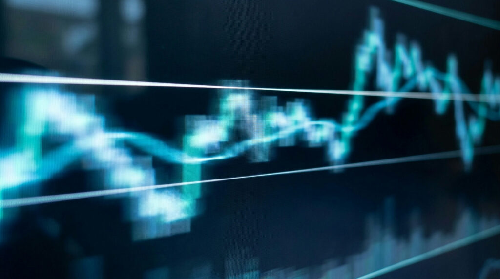 Slippage in forex shown as a gap between a planned price line and the executed fill