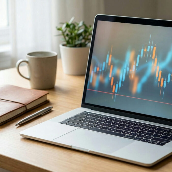 Stop loss placement in forex shown as a marked exit level on a trading screen